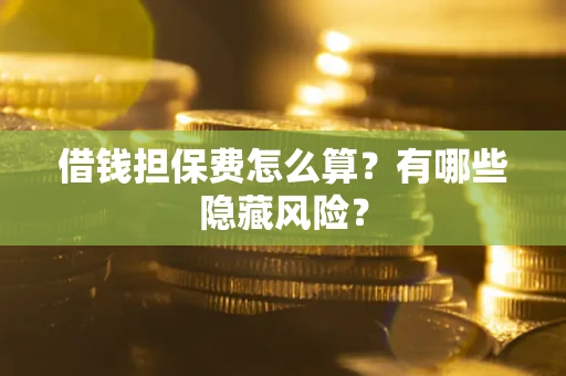 武汉借钱担保费怎么算？有哪些隐藏风险？