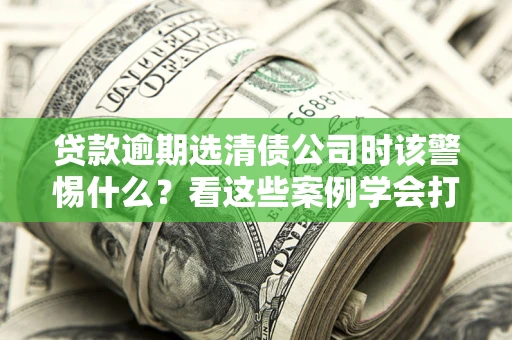 武汉贷款逾期选清债公司时该警惕什么？看这些案例学会打翻身仗