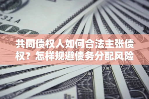武汉共同债权人如何合法主张债权？怎样规避债务分配风险？