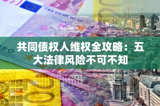 武汉共同债权人维权全攻略：五大法律风险不可不知