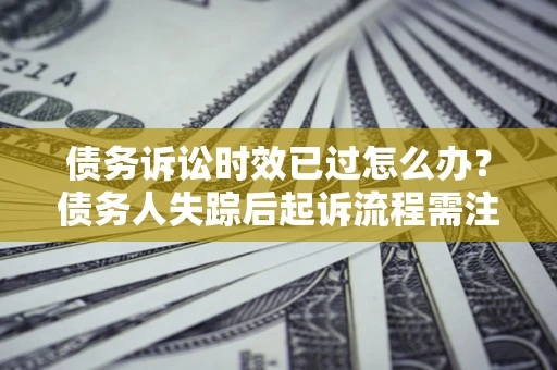 武汉债务诉讼时效已过怎么办？债务人失踪后起诉流程需注意什么？