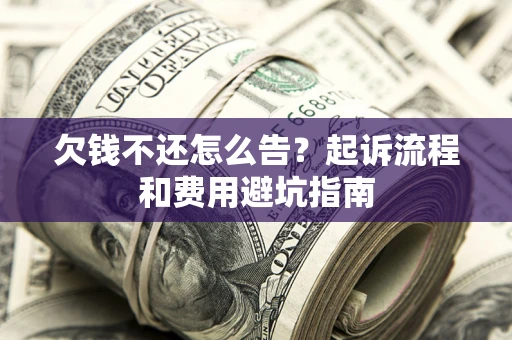 武汉欠钱不还怎么告?起诉流程和费用避坑指南 武汉欠钱不还怎么告?起诉流程和费用避坑指南