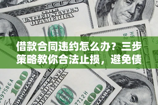 武汉借款合同违约怎么办？三步策略教你合法止损，避免债务危机升级