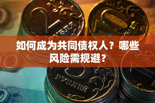 武汉如何成为共同债权人？哪些风险需规避？